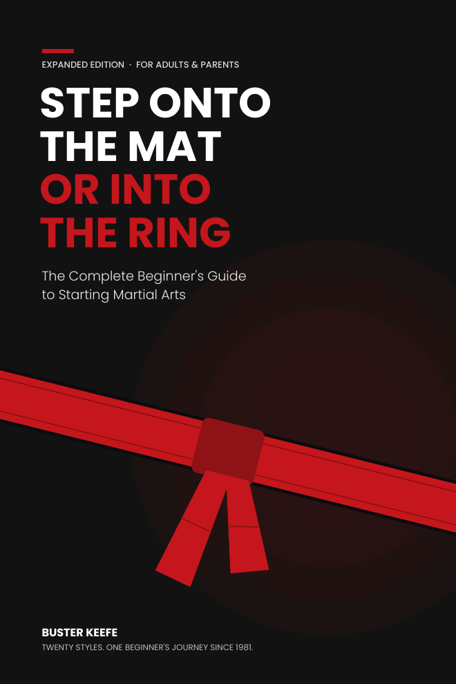 Cover of Step Onto the Mat or Into the Ring, Expanded Edition, by Buster Keefe