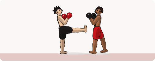 Illustration of Kickboxing